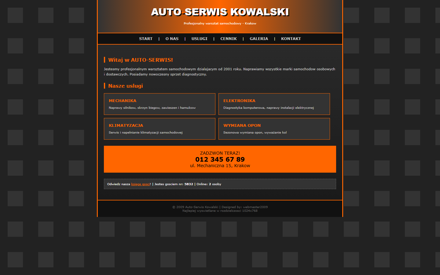 Stara strona warsztatu